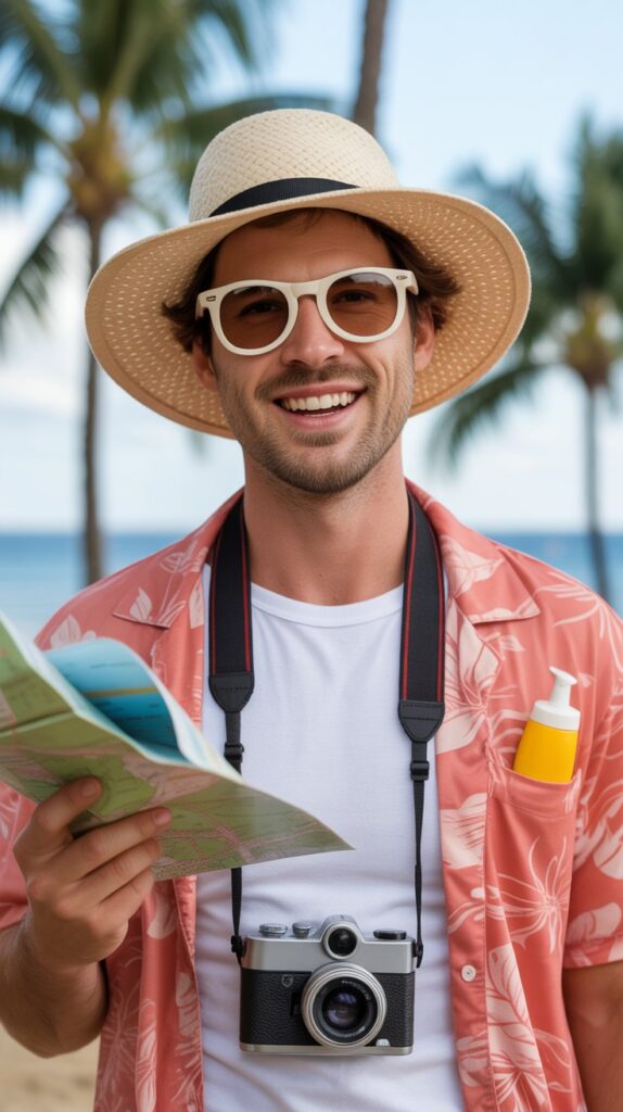 1. The Tourist

You know the look: big hat, oversized sunglasses, patterned shirt, and a camera hanging around your neck. Tourists are instantly recognizable, which is what makes this costume so easy and fun. People will spot you and know right away who you’re supposed to be.